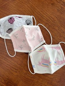 ล้างทําความสะอาดได้ Pure ผ้าฝ้าย มาสก์หน้าเด็กสําหรับเด็กผู้หญิงเด็กทารก ฤดูใบไม้ผลิ ฤดูร้อน ป้องกันฝุ่นป้องกันปากและหูครอบคลุม