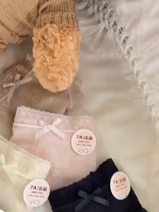 Combo 10 quần lót nữ ren lụa điều hòa (có lẻ 5) họa tiết trái tim mềm mịn mỏng mát women - Tua Rua Q78A
