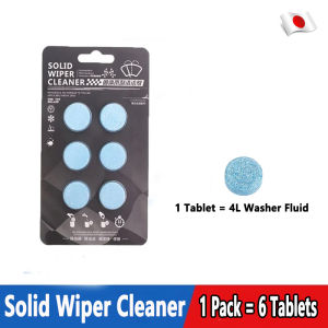 Car Solid Wiper Cleaner Tablet Car Glass Cleaner Washer Fluid Tablet Multi-purpose Dust and Oil Removal Glass Care Professional Cleaning Tools for Kitchen Windows Bathroom Tiles Suitable for Automotive and Home Applications for Any Glass or Window
