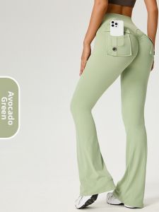 High Waist Butt Lift Pocket Yoga Pants for Fitness Running