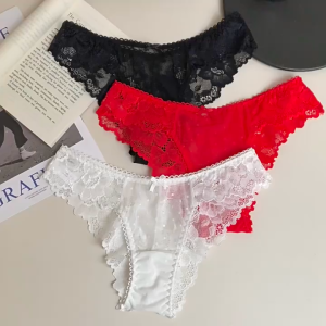 Quần lót nữ thun phối ren tôn quyến rũ_QL390