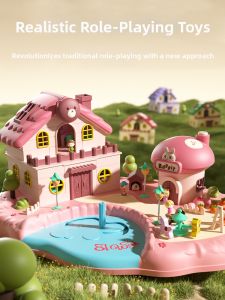 Letop Baby | Frozen Elsa Princess Magnetic Castle Educational Toy