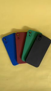 CASING HP iPHONE Xr CASE HP WARNA HITAM BIRU HIJAU COKLAT MERAH SOFTCASE BUNGKUS HP LENTUR