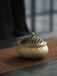 Ceramic Incense Burner Household Incense Burner Temple Incense Tower Incense Plate Incense Burner