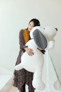 Big Size Snoopy Plush Toy Snoopy Stuffed Doll Childrens Toy Snoopy Plushies Pillow Korean Lazy Style Home Decoration Girl Gift