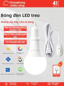 CHANGHONG | Đèn LED Tiết Kiệm Điện Đèn Sáng E27 Vít Vặn Cắm Treo