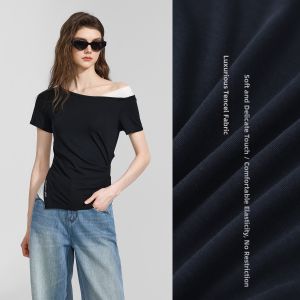 BEIQIANI | Tencel Blend Slim Fit T-Shirt