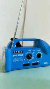 Radio FM AM Flash Light Radio Dengan Sirene Senter Emergency