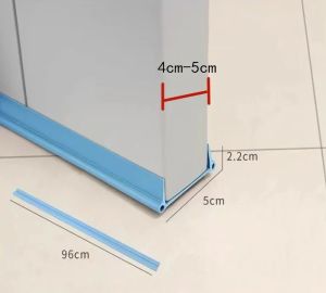 Flexible PVC Under Door Draft Stopper Door Bottom Seal Strip Weather Strip Thicker Anti-Cold Gap Blocker Sealing Weather Strip