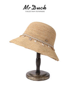 Mr DUCK | Rare Raffia Boater Hat