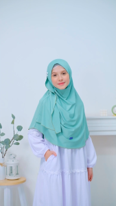 Raggakids Jilbab anak instant zaara hijab Size 3-15 tahun bahan soft jersey