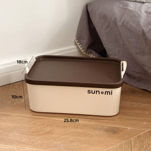 กล่องเก็บของความจุขนาดใหญ่พร้อมฝาปิดป้องกันฝุ่นสำหรับใส่เสื้อผ้าและผ้าห่ม กล่องเก็บของสำหรับใช้ในบ้าน กล่องเก็บของสำหรับใส่ของเล่นและของกิน