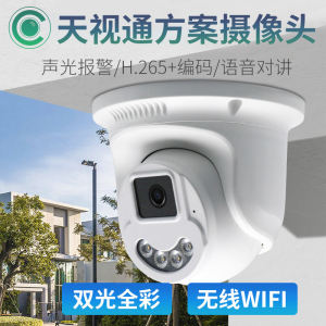 Seetong Indoor Wired Network Camera with Two-Way Audio Recording Feature Half Ball WIFI/Cable High Definition Security Surveillance