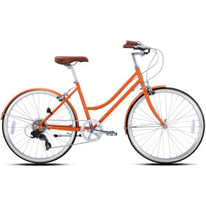PANTHER FUN-W 26-inch City Retro Bike | SHIMANO 7-Speed | CRMO Frame & Aluminum Parts | Stylish Commuting Bicycle for Students & Couples | Work & School Ride