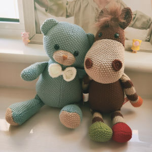 Fabric Wool Elephant Rabbit Soothing Teddy Bear