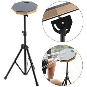 8 Inch Rubber Wooden Dumb Drum for Beginner Practice Training Drum Pad Stand  Instruments Parts Dumb Drum Set