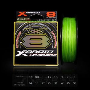 YGK | Smooth Wear-resistant Braided Fishing Line 8 Strands