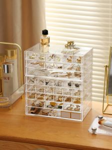 Multi-Layered Large Capacity Anti-Oxidation Transparent Jewelry Storage Box
