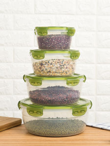 Microwave Oven Dedicated for Heating Lunch Box Office Worker Large Capacity round with Lid Food Grade Plastic Crisper