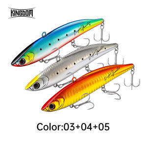 KINGDOM | Kingdom 3pcs Basstaor Sinking Fishing Lure 115mm 29.6g Vibration Lipless Crankbait Sinking Artificial Bait Hard Wobbers