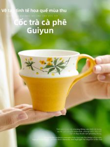 JISU | Tách Trà Gốm Cao Cấp Tự Vẽ