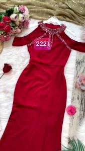 MYDU SALE 🌸 MS 2221 – ĐẦM DẠ HỘI KẾT XOÀN SANG TRỌNG QUÝ PHÁI VAI RỚT XINH XẮN