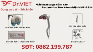 Máy massage cầm tay Percussion Pro HHP-351H Homedics – Giảm đau nhức thư giãn tối ưu