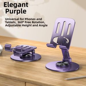 WEVOLA | 360 Degree Rotating Adjustable Stand for Mobile Tablets Foldable