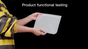 Food Preservation Bag with Zip Reusable Food Grade Quality Freezer Storage Bag Thicken No Leak for Fruit and Vegetable