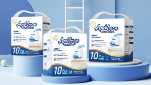 【5 Packs / 50Pcs】ANDLOVE Adult Pull Up Pants S/M/L/XL/XXL Adult Diapers Leak-Proof Super Absorbent Breathable Disposable Underwear