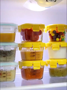 [Buy 3 Free 1]Baby Food Storage Airtight Container Microwave Glass Food Box Frozen Heat-resistant Portable Sealed Storage Box