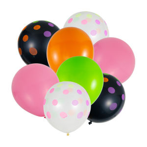 90 ชิ้น 12 นิ้วเรืองแสงใน UV บอลลูน Happy Birthday UV Neon บอลลูนบอลลูนที่มีสีสันสําหรับนีออนวันเกิด Glow Theme Party ตกแต่ง