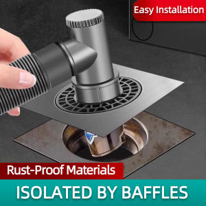 Bathroom Plumbing Sewer Drain Pipe Floor Drain Deodorant Core Plug Washing Machine Drain Cover Anti Bed Bug 304 Stainless Steel Floor Drain Core Plug