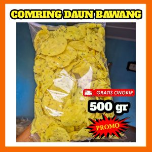Comring 1 Kg / Kecimpring Singkong Viral khas Ciamis / Comring Gurih Daun Bawang best seller
