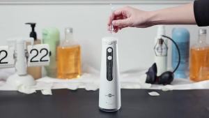 Mornwell | Mornwell Water & Nasal Irrigator Flosser Combo with Head Massager1400mAh with 300ml Tank4 Nozzles 2 in 1 for Home and Travel