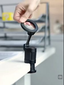 ขาตั้งมือถือแม่เหล็ก 360° พับหมุนได้ พกพาเบา หนีบตั้งโต๊ะ