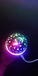 Multifunction LED Starry Sky Light Projection Night Light Bedside Bedroom Atmosphere Lamp Rotating StageLight Projector Lamp