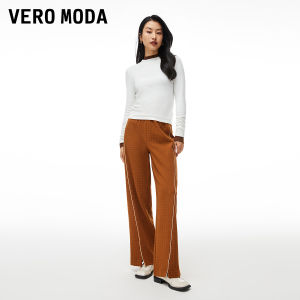 Vero Moda | Elastic Waist Loose Straight Casual Pants