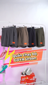 Quần thể thao chạy bộ nam 1 lớp Goya Urban - Siêu nhẹ trượt nước mịm màng khô nhanh