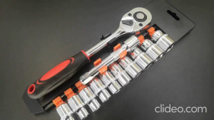 12Pcs Ratchet Kit 1/4" Drive Chrome Plated Socket Wrench Set Heavy Duty Spanner Hardware Hand Tool Sepana Soket