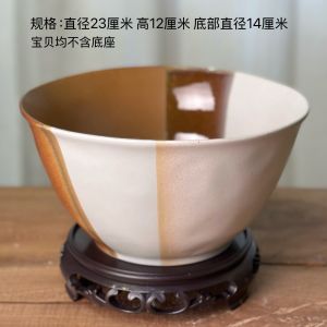 No-Hole Ceramic Flower Pots for Hydroponic Plants Water Storage Lotus Sleepy Daisy Pot Money Plant Bowl Simple round Desktop