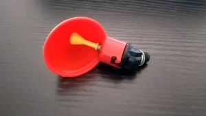 5/10Pcs Automatic Chicken Bowl Drinker Poultry Water Cups Feeder with Nuts