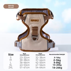 hipidog | Adjustable Cat Leash Cute Puppy Outdoor Special Chest Back Belt Small Dog Pet Supplies Hipidog Brand Other Material Normal Spec
