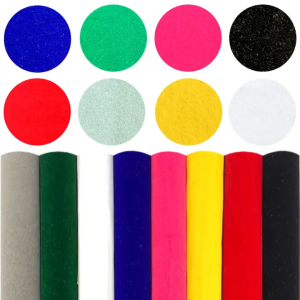 150x50cm Velvet Fabric Sticker Adhesive Flocking Cloth Flannel Drawer Mat Jewelry Box Counter Display Thickened Black