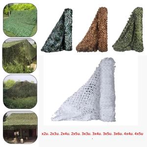 ตาข่ายลายพรางสําหรับการตั้งแคมป์และการล่าสัตว์ การสํารวจกลางแจ้งแบบพกพา ฝาครอบลายพรางแสงยุทธวิธี