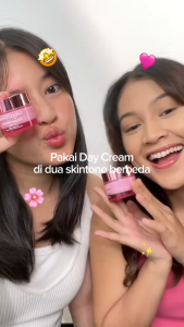 Abadi Mall Glad2Glow Double Bright Day Cream tone up cream moisturizer brightening wajah cream wajah day cream Night Cream cream gloglowing skincare glowing BB cream Niacinamide Mengglowing kan warna kulit kulit halus g2glow official store