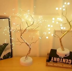 Lampu Tidur Lampu Hias Ranting Pohon Sakura Bonsai LED Tree Flower Fairy Lights