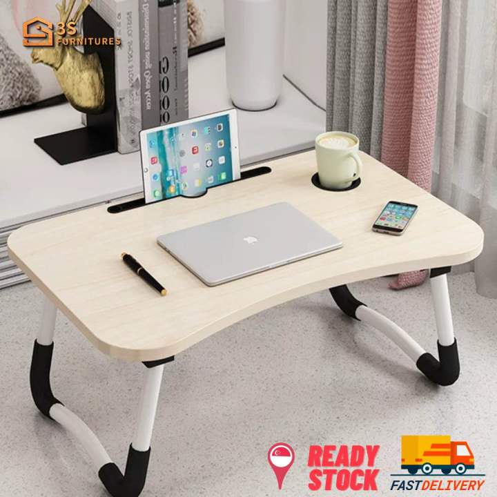 Foldable Table Study Laptop Table Lazy Bed Table Notebook Laptop Desk ...