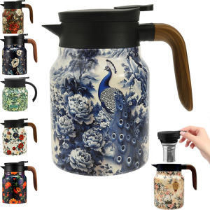 Thermal Coffee Carafe/Tea Pot Small Coffee Thermo Travel with Stainless Steel Filter for Hot Drinks Insulated Coffee Pitcher
