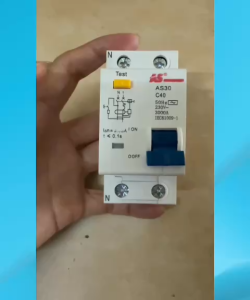 RCBO ASE AS30 2P CB Chống Giật Chống Rò 30mA Chống Quá Tải Ngắn Mạch 32A 40A 50A 63A